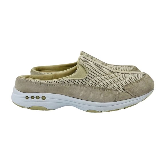 Easy Spirit Shoes - Easy Spirit Shoes Womens Size 10 M Beige TravelTime Slip-on Comfort Mule Sneaker